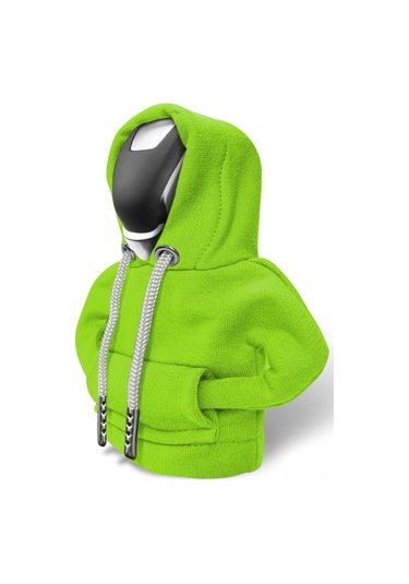 Geeksen Araba Vites Kolu Koruyucu Kılıfı - Hırka Desenli İç Dekor Aksesuarı Yeşil Renk