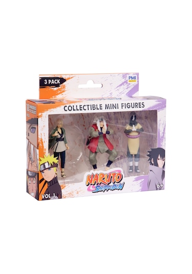 Naruto 3'lü Koleksiyon Figür Seti Model 2