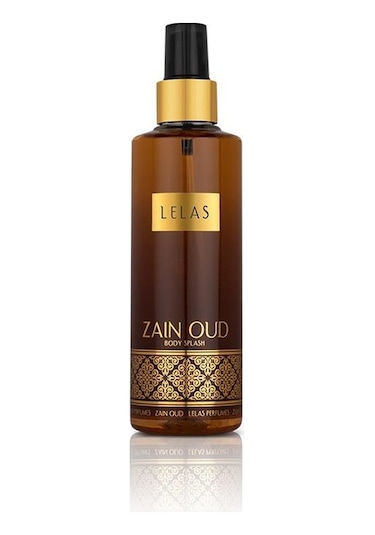 Lelas 1577 Zain Oud Siyah Kutulu Hediyelik Set Parfüm + Deodorant + Vücut Spreyi + Saç Spreyi