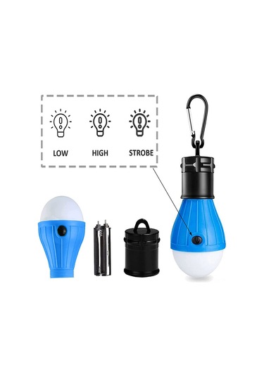 Folinda Portatif Led Kamp Lamba, Fener Rengi Ve Parlaklık Ayarlı, Dağcılık Kancalı, 3 Aaa Pil İle Çalışır Pil Yok , Turuncu