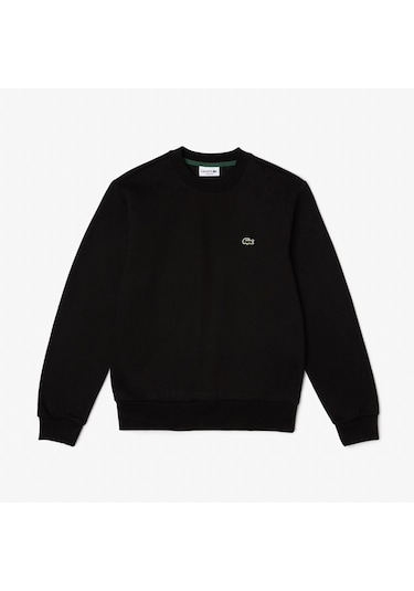 Lacoste Erkek Sweatshırt Sh9608-00-031 Siyah