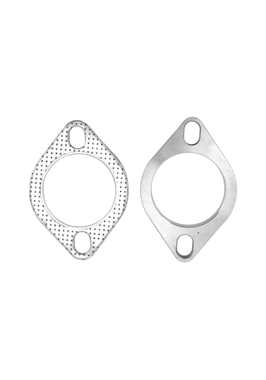 Hombey Stainless Steel Exhaust Flange Connection Kit - 2.5" 63mm - Universal Fit For Downpipe, Catback, Headers - High Sealing, Noise Reduction Tu-fln25