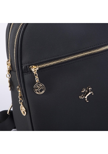 Nas Bag Kadın Sırt Çantası Siyah Lacste Çok Renkli