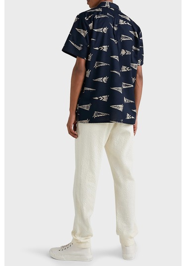 Tommy Hilfiger Erkek Gömlek MW0MW30692 0GY Lacivert