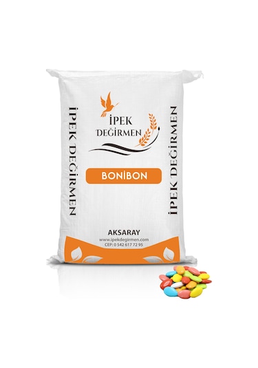 İpek Değirmen Renkli Draje Bonibon Şeker 1 KG
