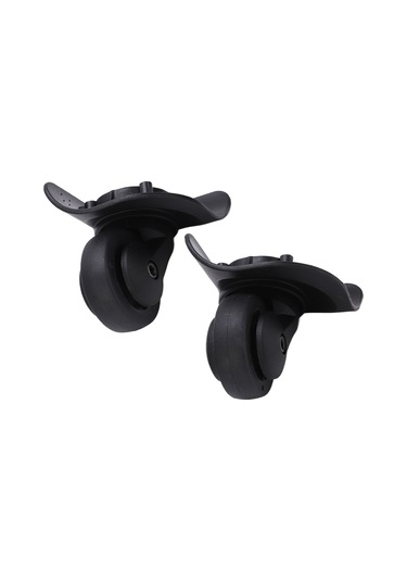 Geeroyoo A53 Siyah Valiz Tekerlekleri - Pp+pet Malzeme, Sessiz Ve Dayanıklı, 2 Adet Tamir Aksesuarı İle 8 Vida