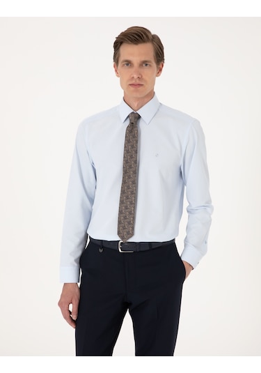 Pierre Cardin Erkek Açık Mavi Gömlek Basic 50316734-vr003 Açik Mavi
