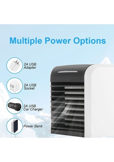 Taşınabilir Klima, Mini Kişisel Evaporatif Hava Soğutucu Masa Fanı 1962 Renkli
