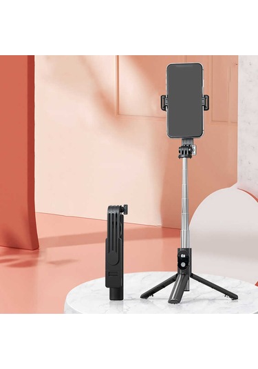 Kilifone - Selfie Çubuğu P20h Çok Fonksiyonlu Selfie Çubuğu - Beyaz - T23269