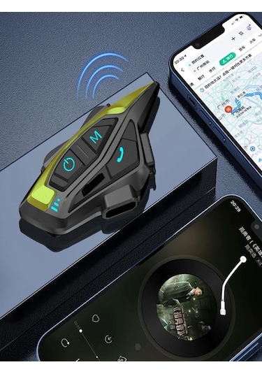 Shark2 2 Kişi 1 KM İnterkom Gürültü Azaltma Motorcu Kask Kulaklığı