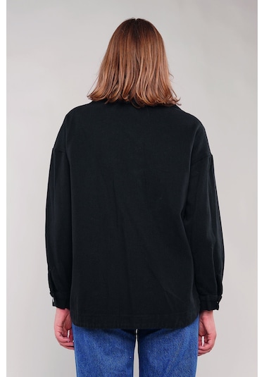 Gabria Gabardin Cepli Ceket Siyah