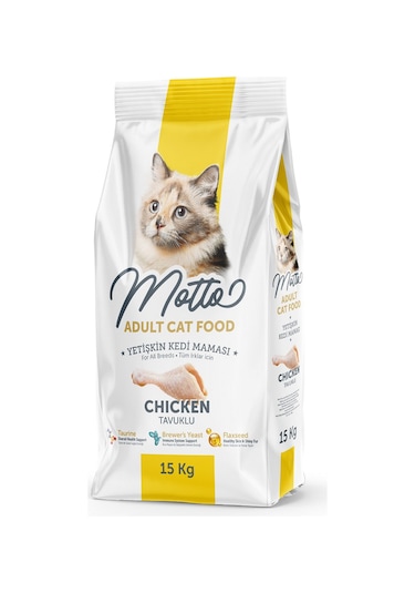 Motto Tavuklu Yetişkin Kedi Maması 15 Kg