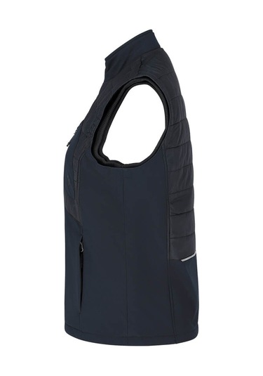 Safety Jogger Oak Metal Mavi Rüzgara Dayanıklı Kadın Yelek Koyu Lacivert