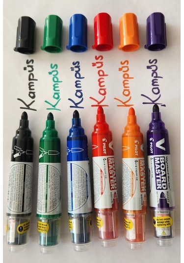 Pilot V Board Master Beyaz Tahta Kalemi 6'lı Set