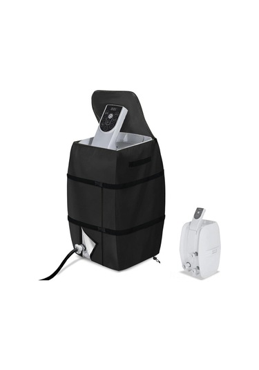 Moveevo Dışarıdaki Jakuzi Isıtıcı Koruyucu Kapağı - Toz Ve Çöpten Koruma, Çok Fonksiyonlu Dış Kullanım Gri Spa Isıtıcı Örtüsü