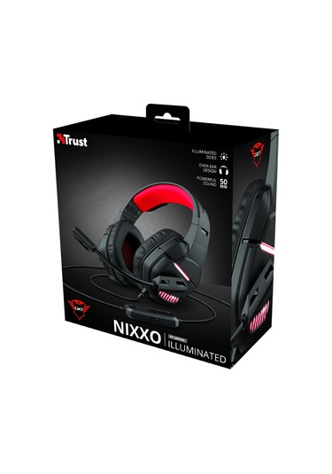Trust GXT 448 Nixxo Illuminated Kablolu Kulak Üstü Oyuncu Kulaklığı