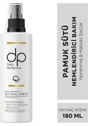 Dp Daily Perfection Pamuk Sütü Sıvı Saç Bakım Kremi 180 ML