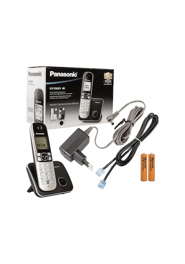 Kx-tg6811 Dect Telsiz Telefon Siyah