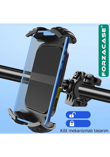 Bisiklet Motosiklet Scooter Gidon Montajlı Telefon Tutucu - Fc978