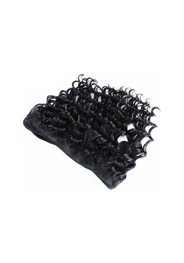 Cbtx Kadınlar Su Dalgası Sentetik Elyaf Saç Topuz Peruk 18 İnç