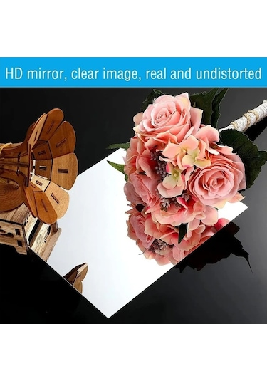 Besthome1 Kaliteli Akrilik Yumuşak Ayna, Kırılmaz, 2mm, Çocuk Odası İçin Uygun Ev Dekoru Yansıtıcı