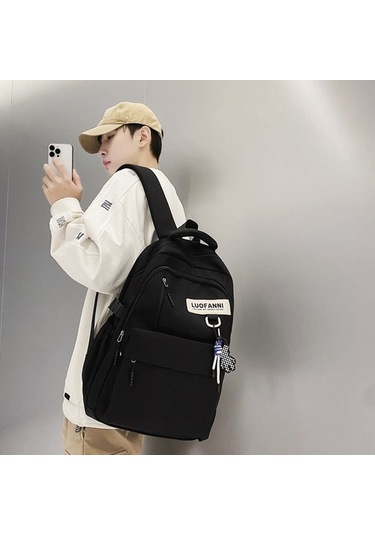 Goldenqian Erkek Çocuklar, Üniversite Öğrencileri Ve Lise Öğrencileri Için Basit Okul Çantaları, Büyük Kapasiteli Kız Çocuk Sırt Çantaları 3ıcfa4 Beyaz - Beyaz