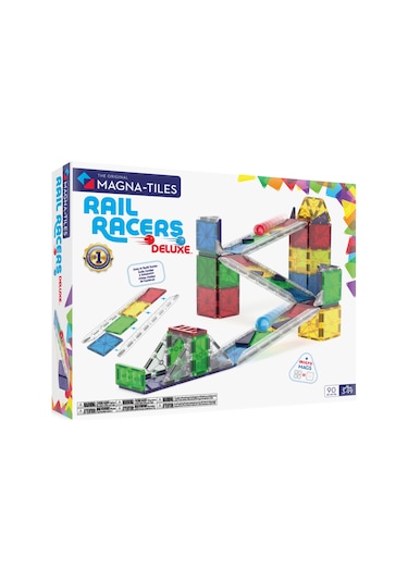 Magna-tıles - Rail Racers Deluxe - 90 Parça