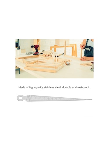 Xindoker Cb02 304 Çelik Konik Ölçer, 1-15mm/0.04-0.6in Ölçüm Aralığı, İç Çap-delik-boşluk Ölçümü, Dayanıklı Ve Paslanmaz, Hassas Ölçüm Aracı