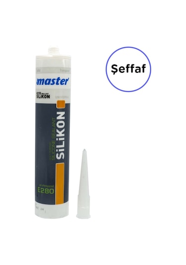 Master Multi Purpose E280 Yapıştırıcı Şeffaf Silikon 280 G