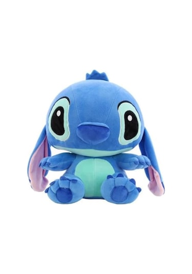 Stitch Peluş Oyuncak 35 Cm Sevimli Ve Yumuşak Peluş Karakter Mavi