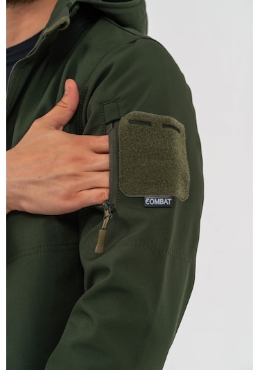 Tactical Mont Su Ve Rüzgâr Geçirmez Softjell Outdoor Motorcu Montu - 314-756-haki