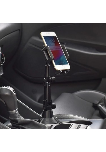 Zmc Bilişim Teleskopik Araç Bardak Yerine Giren Telefon Tutucu