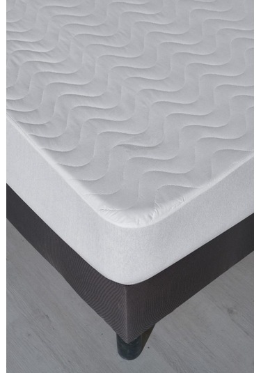 Alez Kapitone Fitted Yatak Koruyucu 100 200 Cm Beyaz