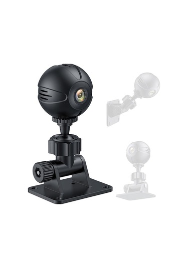 Kızılötesi Gece Görüşlü Wifi Spor Kamera App Kontrollü Taşınabilir Aksiyon Kamerası Siyah Siyah