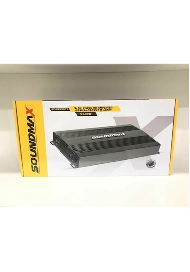 Soundmax Sx-Pw5500.5 Max Power 5500W Amplıfıer
