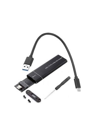 Usb 3.1 Type C Nvme Ssd Taşınabilir Harici Harddisk Kutusu