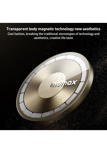 Wondernest Momax Move Evrensel Şeffaf Manyetik Araç Tutucu Hava Çıkışlı Altın Altın