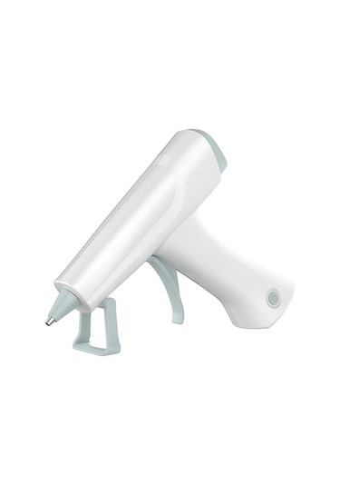 Honeybeeshop Kablosuz Sicak Tutkal Tabancasi Sesli Uyari Beyaz Yukseltme Akilli Kapanma Usb C Sarj Edilebilir 20 Adet Mini Tutkal Cubuklari İle Set