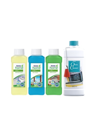 Amway Home LOC Banyo + Mutfak + Cam Temizleyici + Fırın Temizleyici 4 x 500 ML