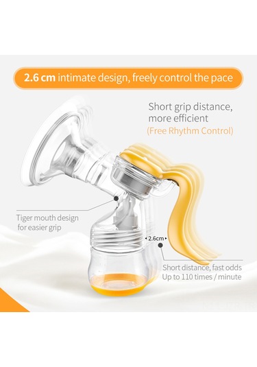 Geeroyoo Doopser Dsp-856 Manuel Göğüs Pompası - 150ml Şişeli, Rahat Silikon Başlıklı, Sessiz Ve Taşınabilir