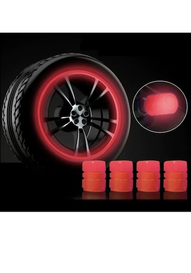 Point Kırmızı Fosforlu Sibop Kapağı Gece Parlayan Sibob Kapağı