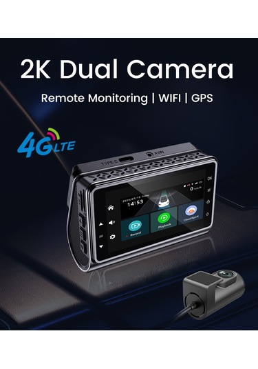 Hb-30 Yeni 4g Uzaktan İzlemeli 2k Araç Kayıt Kamerası