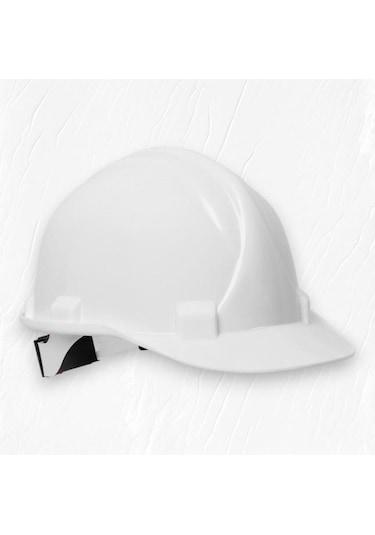 Ge-1537 Vidalı Eko Baret Beyaz Beyaz