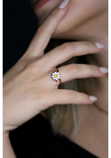 Argentum Concept - Gümüş Papatya Yüzük - Y010901