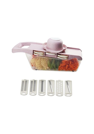 Pembe Çelik Bıçaklı Sebze Bıçağı Patates Soyucu Havuç Peynir Rende Sebze Dilimleme Mutfak Aksesuarları Pembe