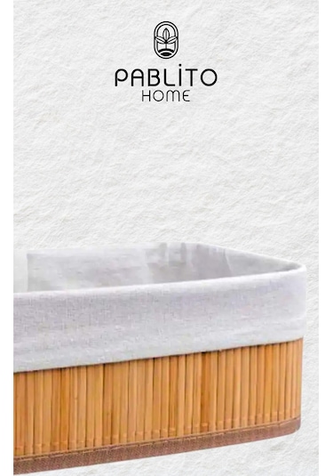 Pablıto Pbt-595 Bambu 3'lu Sepet Balon Açık Ahşap
