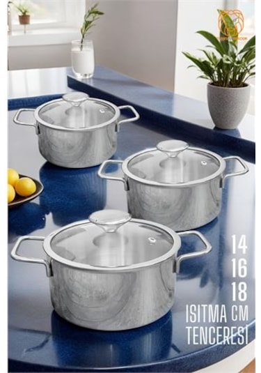 Modacar Tencere Seti P.çelik 6 Parça Diğer