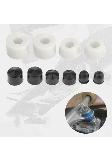 Homyl Açık Için Kaykay Kamyon Burç Kiti Amortisörler Beyaz Beyaz Çok Renkli