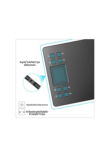 Veikk A50 10 x 6" Grafik Tablet