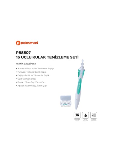 Polosmart Pbs507 Kulak Temizleme Cihazı Yeşil